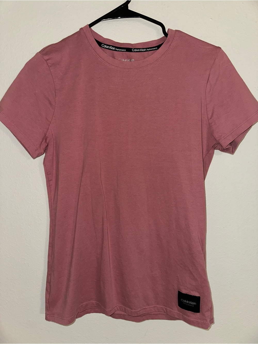 Calvin Klein Dusty Rose Short Sleeve Crewneck Tee